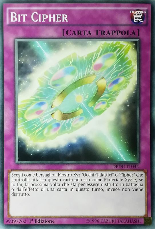 Carta YUGIOH-Bit Cipher-DPDG-IT044-ITA-NM- 1.Ed