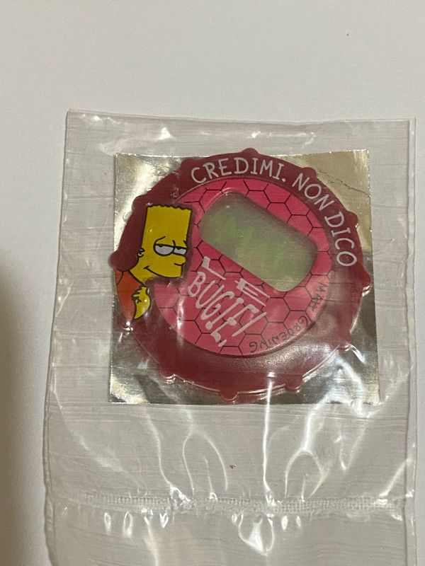 Sorpresa Kinder Brioss The Simpsons Credimi non dico mai bugie- copri orologio