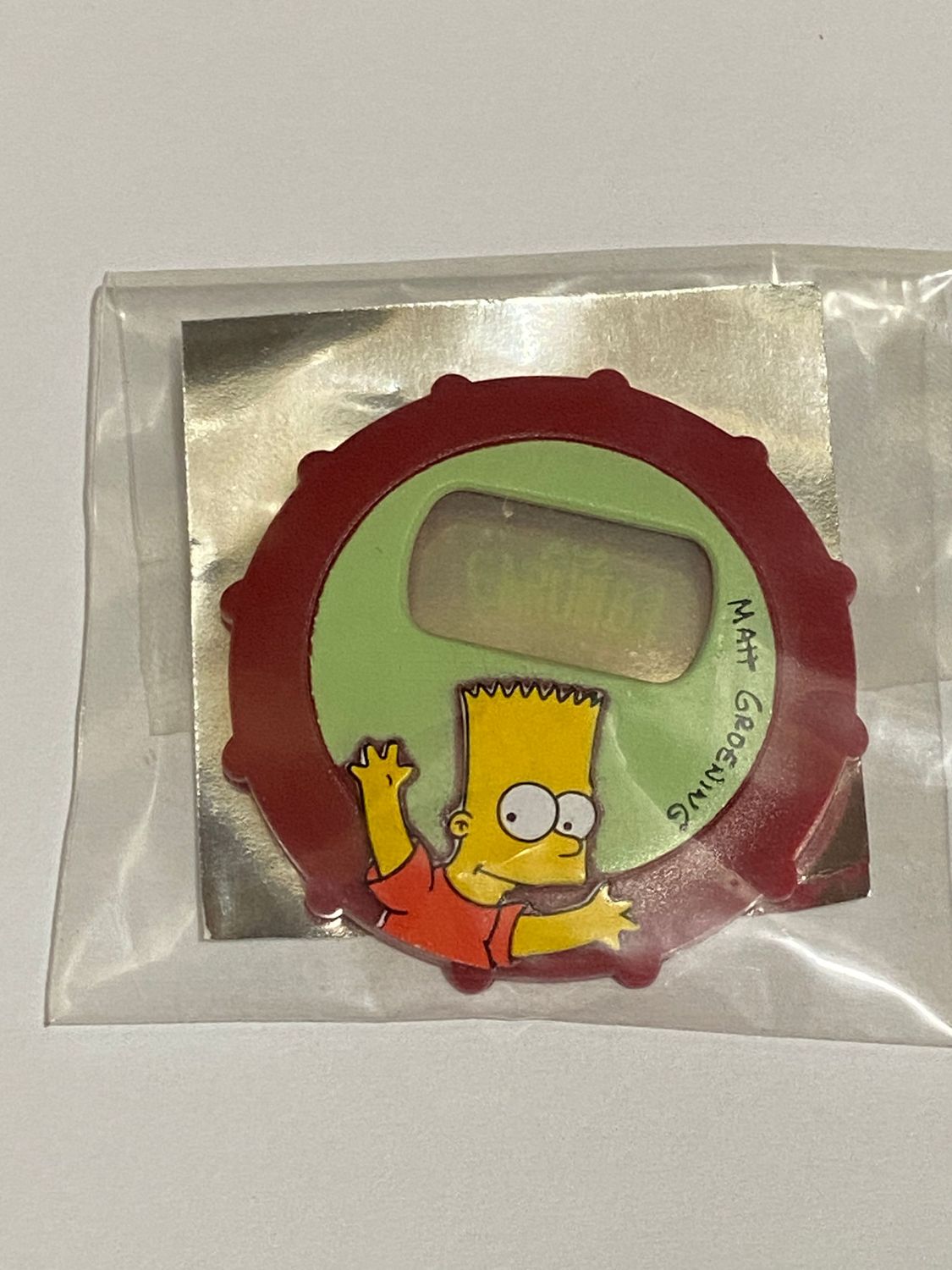 Sorpresa Kinder Brioss The Simpsons Bart Ace carumba - copri orologio