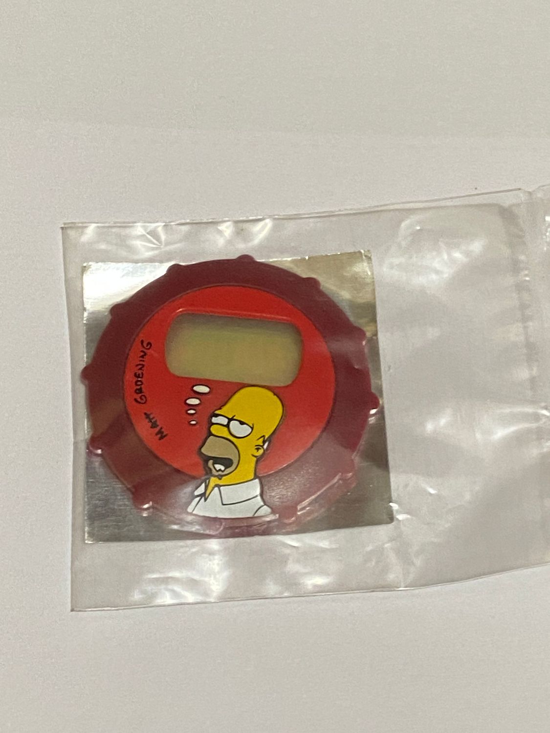 Sorpresa Kinder Brioss The Simpsons Homer Mitico - copri orologio
