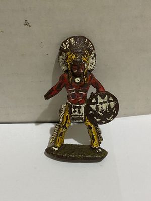 Soldatino Vintage Cromoplasto Landi anni 70 capo indiano