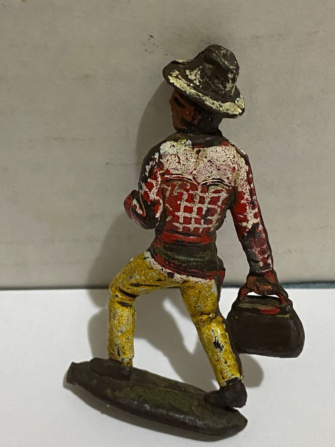 Soldatino Vintage Cromoplasto Landi anni 70 Cowboy con refurtiva
