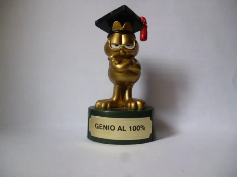 Sorpresa Kinder Golden Garfield N.4 Genio al 100% - 2000