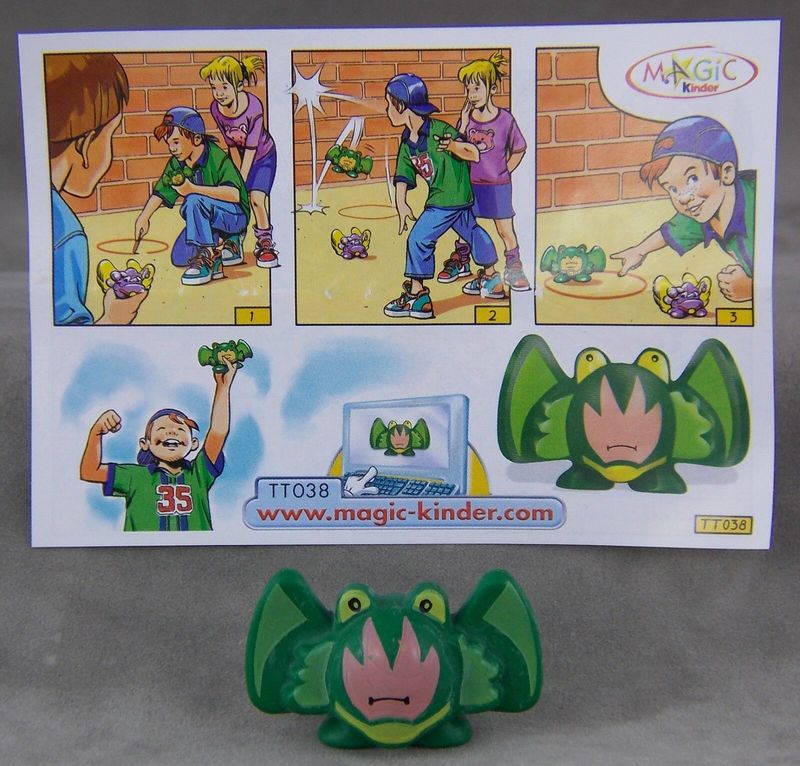 Kinder sorpresa MPG TT038 - Poticelli Pazzi Verde No BPZ