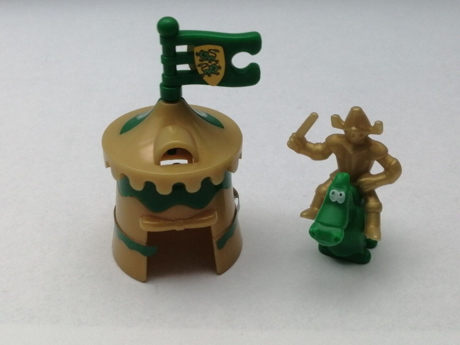 Kinder sorpresa MPG C-34 - TENDE E CAVALIERI Bronzo e verde no bpz