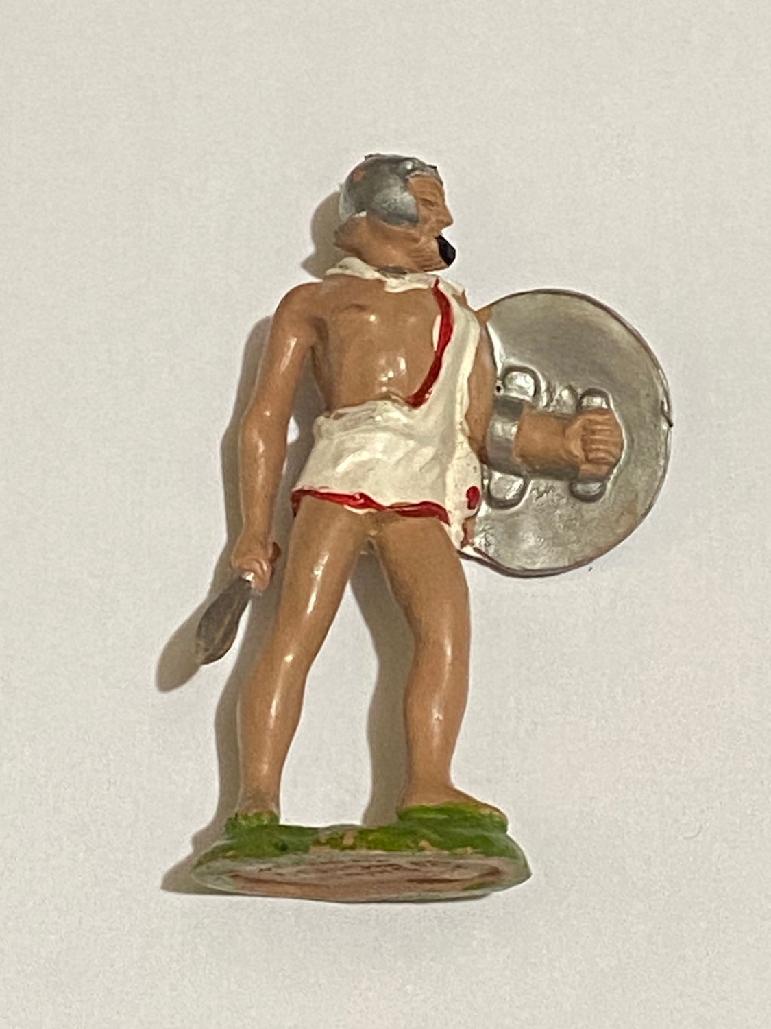 Soldatino Vintage guerriero spartano anni 70 BRITAINS LTD Made in hong Kong