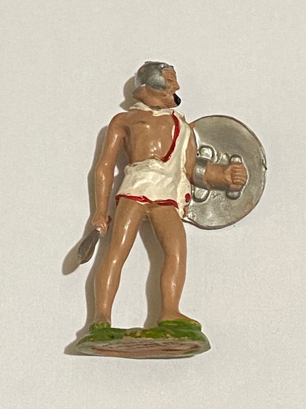 Soldatino Vintage guerriero spartano anni 70 BRITAINS LTD Made in hong Kong