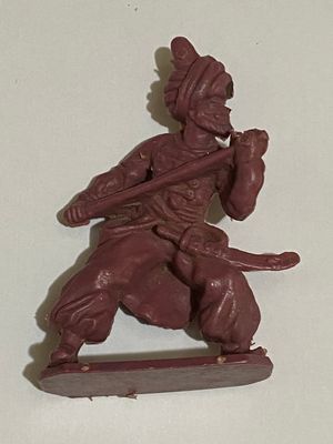 Soldatino Vintage Canè Soldati Turchi anni 70 soldato con alabarda tipo 2 Soldatino Vintage Canè Soldati Turchi anni 70 soldato con alabarda tipo 2