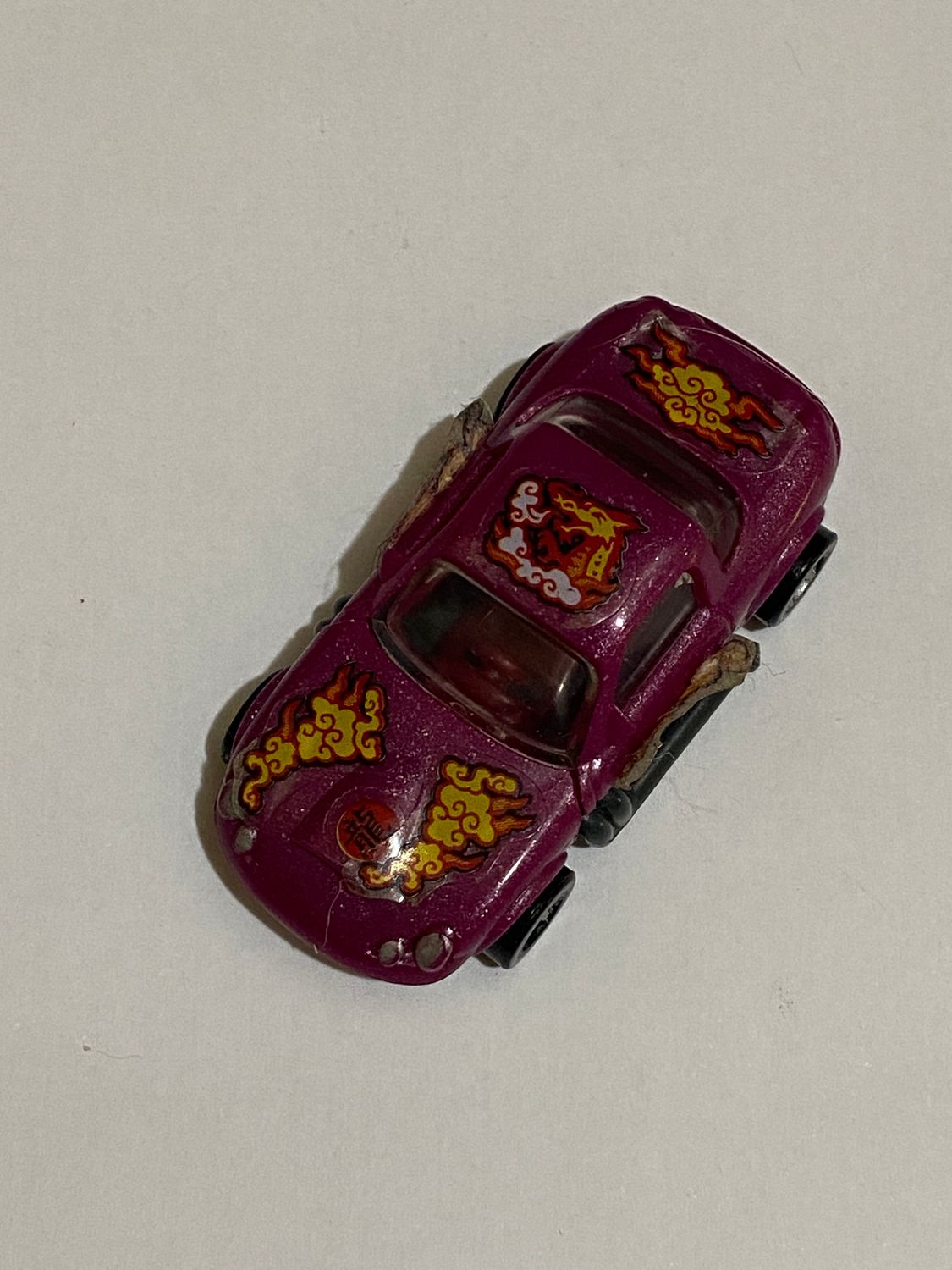 Kinder sorpresa TT067 - Car Dragster auto viola no Bpz