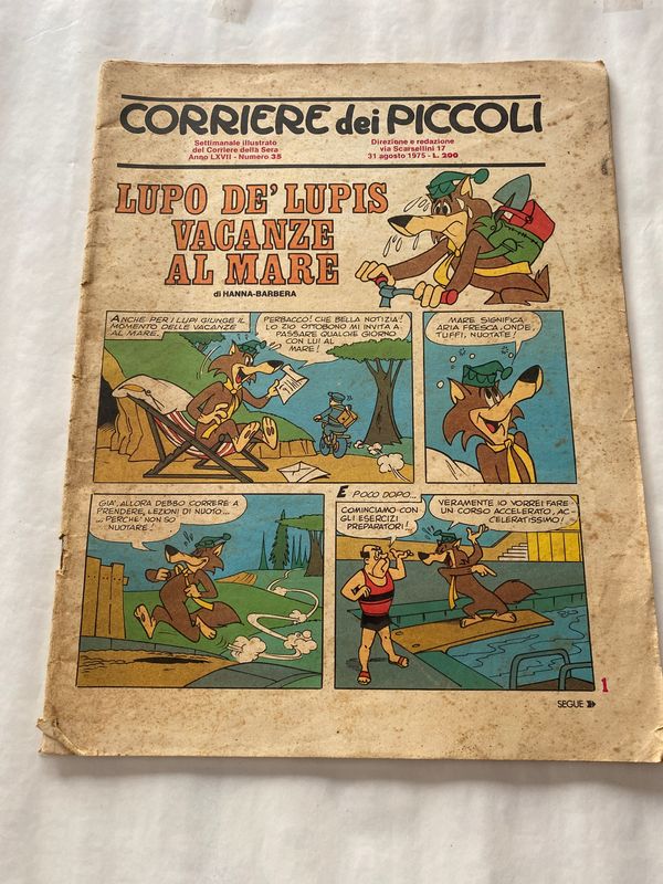 corriere dei piccoli anno LXVII N.35 del 1976