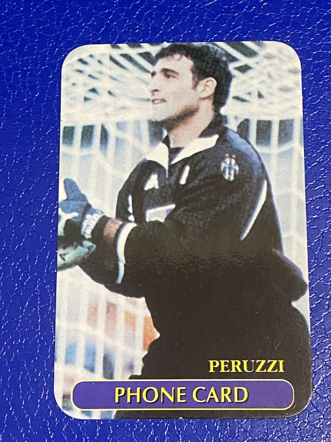 carte telefoniche (fake) - Angelo Peruzzi Calcio Juventus -  Usata