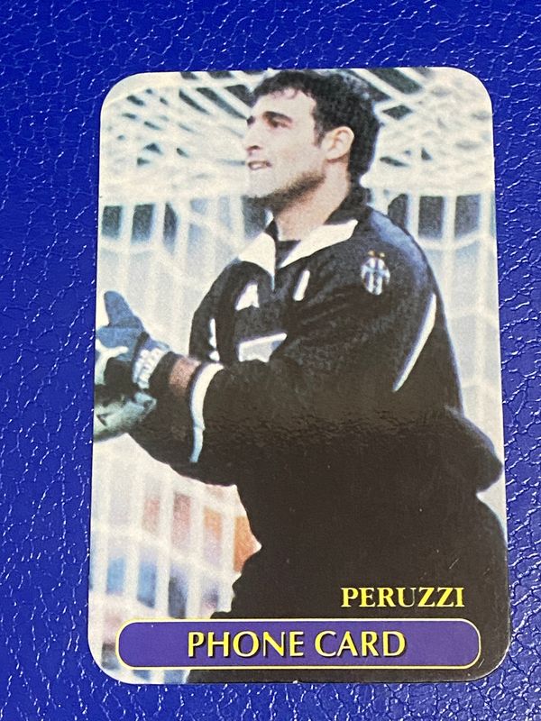 carte telefoniche (fake) - Angelo Peruzzi Calcio Juventus -  Usata
