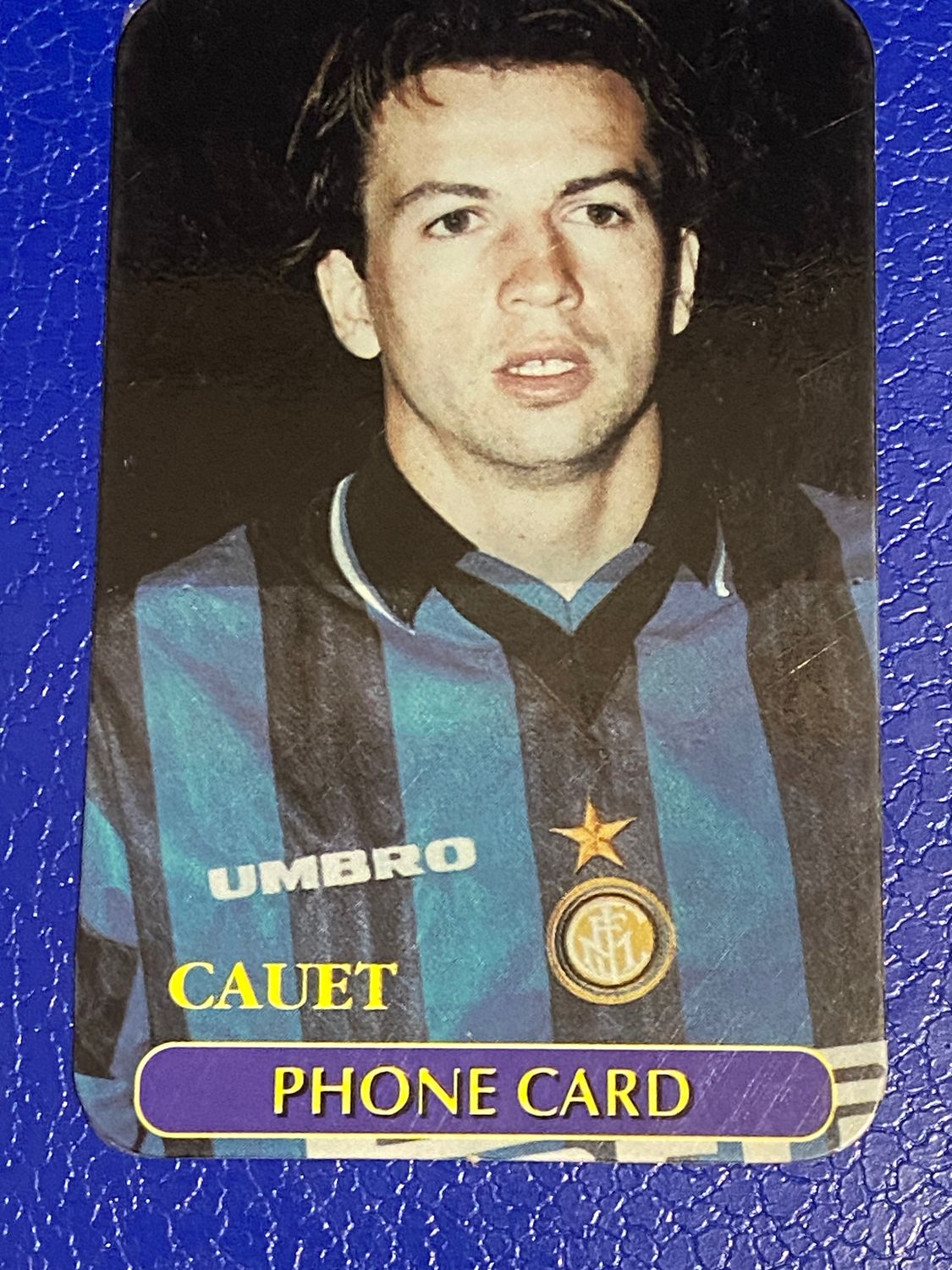 carte telefoniche (fake) - Cauet Calcio Inter -  Usata