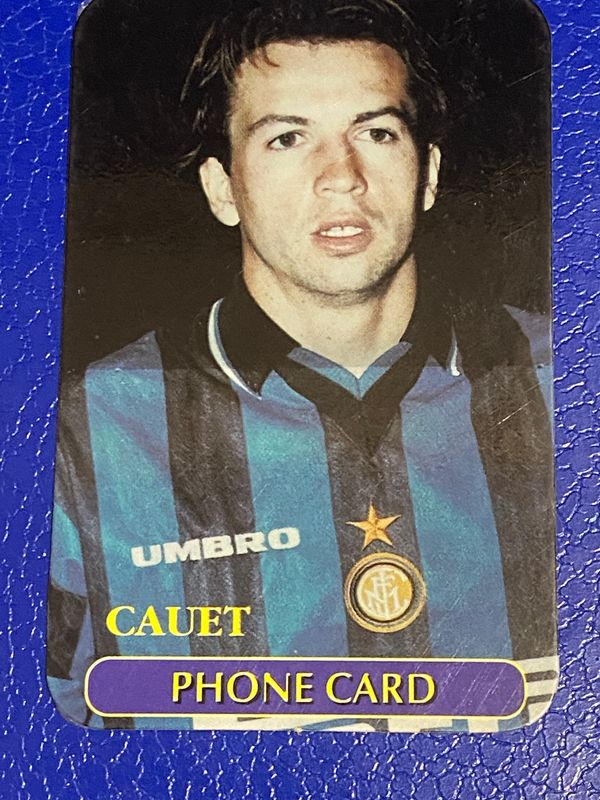 carte telefoniche (fake) - Cauet Calcio Inter -  Usata