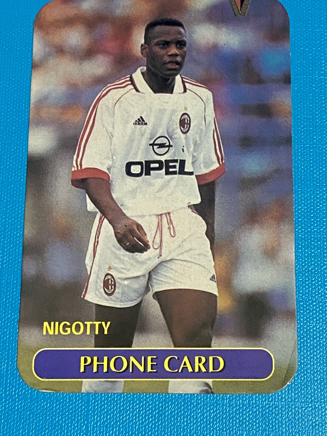 carte telefoniche (fake) - Nigotty Calcio Milan -  Usata