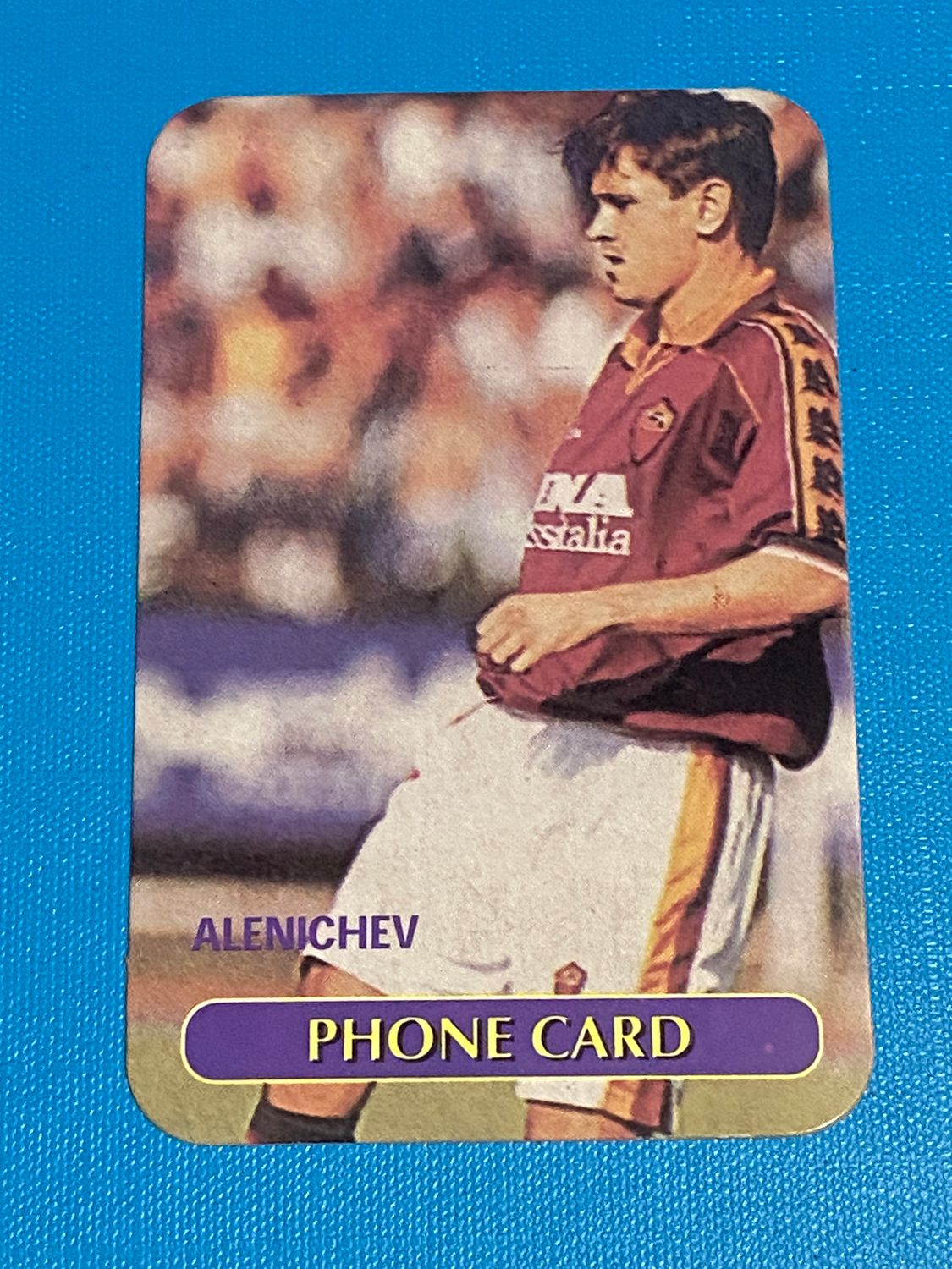 carte telefoniche (fake) - Alenichev Calcio Roma -  Usata