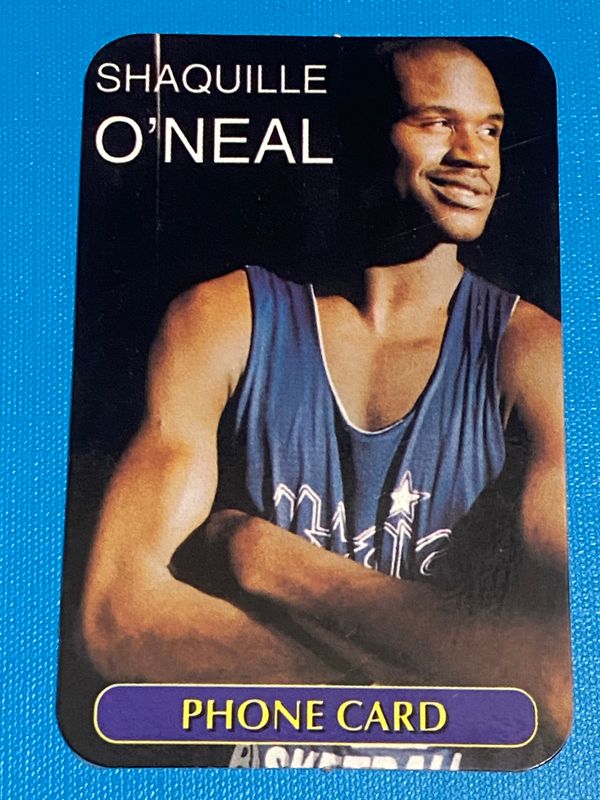 carte telefoniche (fake) - Shaquille O'Neal Basket NBA -  Usata