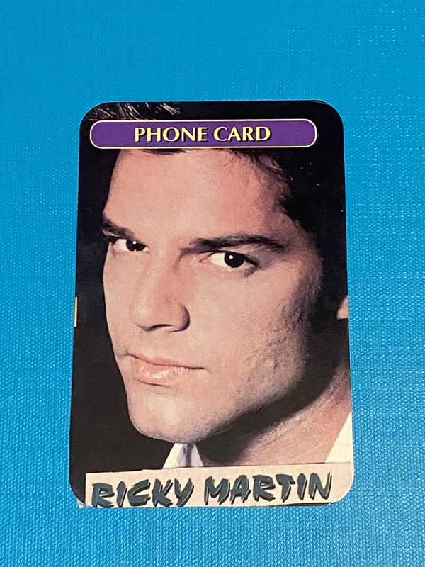 carte telefoniche (fake) - Ricky Martin Musica Internazionale -  Usata