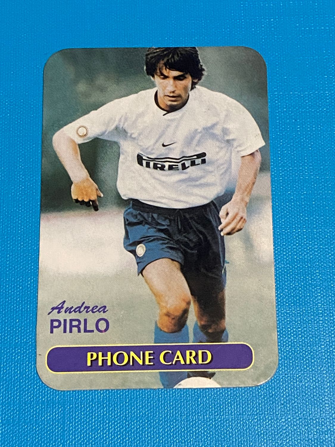 carte telefoniche (fake) - Andrea Pirlo Calcio Inter -  Usata