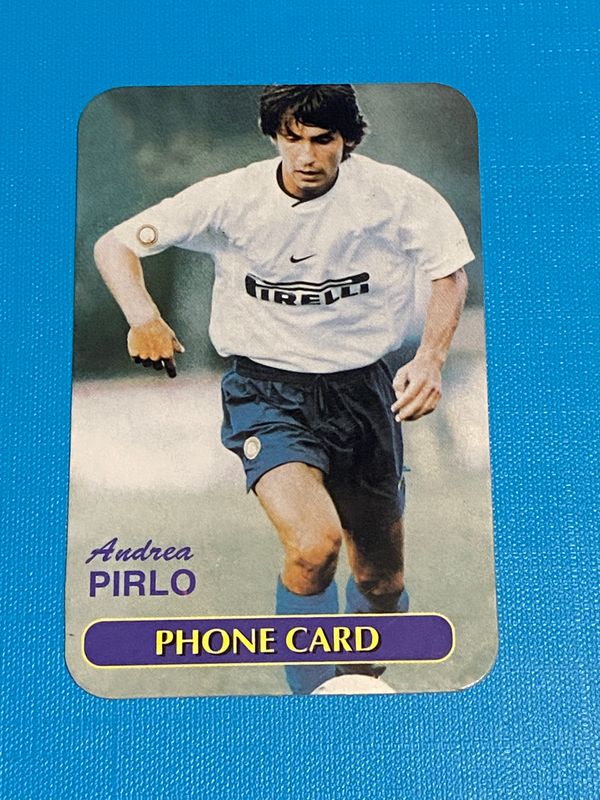 carte telefoniche (fake) - Andrea Pirlo Calcio Inter -  Usata