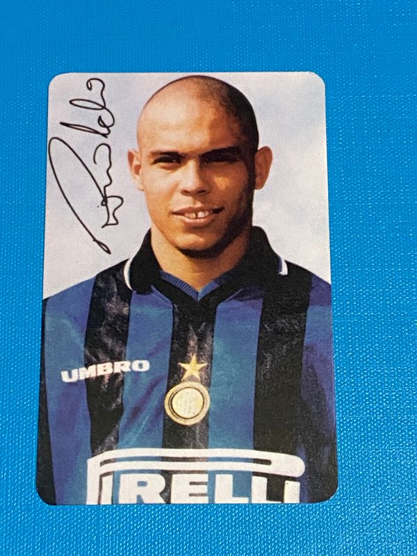carte telefoniche (fake) - Ronaldo Maglia Inter -  Usata