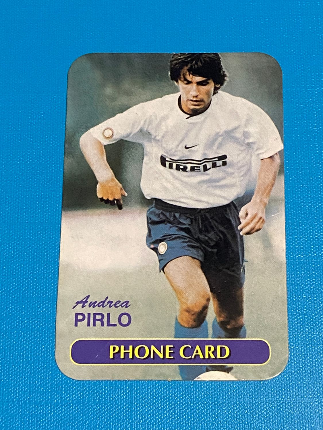 carte telefoniche (fake) - Pirlo Calcio inter -  Usata
