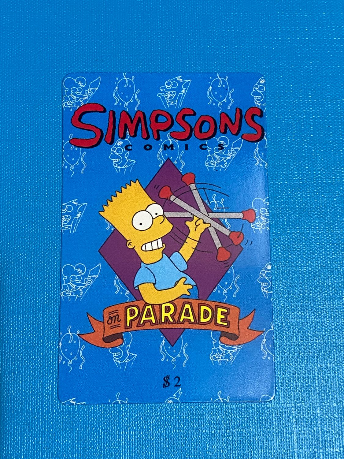 carte telefoniche (fake) - The Simpsons $2 Bart Parade -  Usata