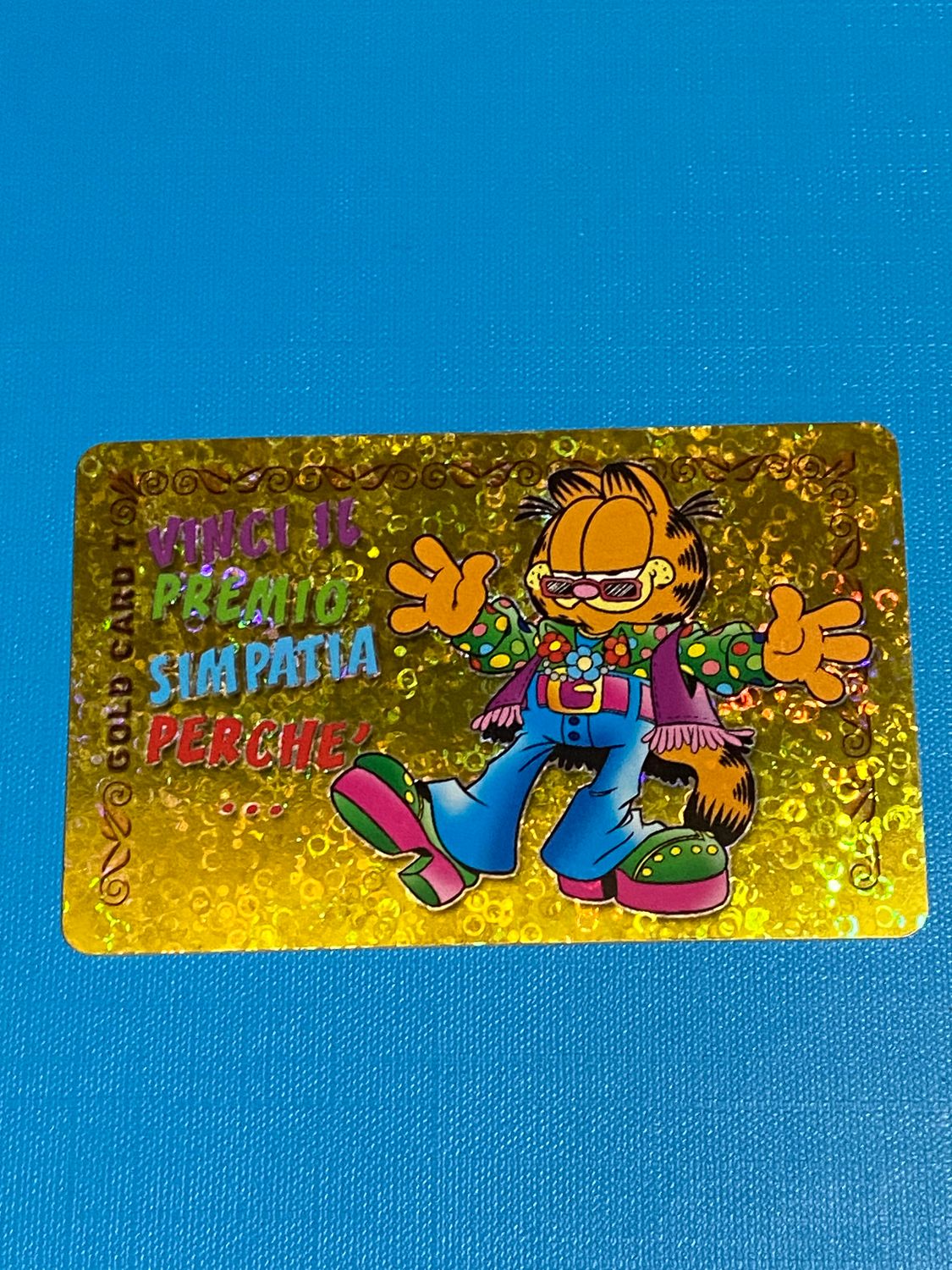Card Ferrero Kinder Brioss - Garfield Gold card N.7 -italia   NUOVA
