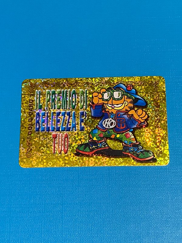 Card Ferrero Kinder Brioss - Garfield Gold card N.1 -italia   NUOVA