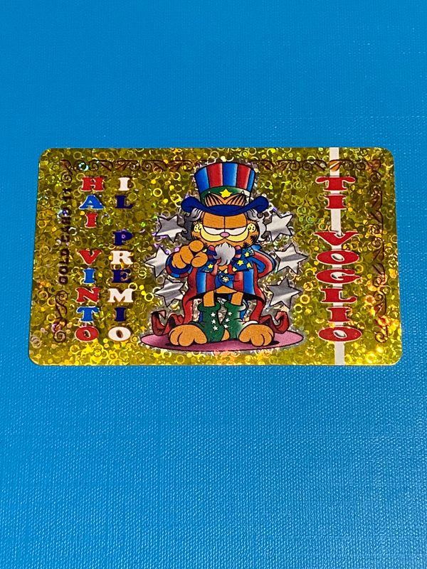 Card Ferrero Kinder Brioss - Garfield Gold card N.11 -italia   NUOVA