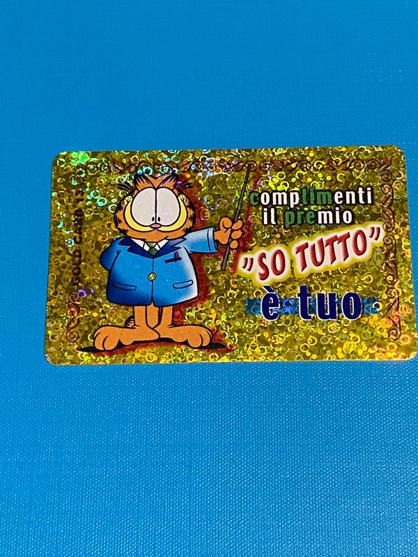 Card Ferrero Kinder Brioss - Garfield Gold card N.13 -italia   NUOVA