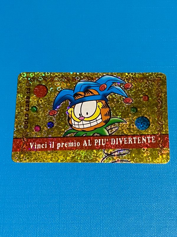 Card Ferrero Kinder Brioss - Garfield Gold card N.14 -italia   NUOVA