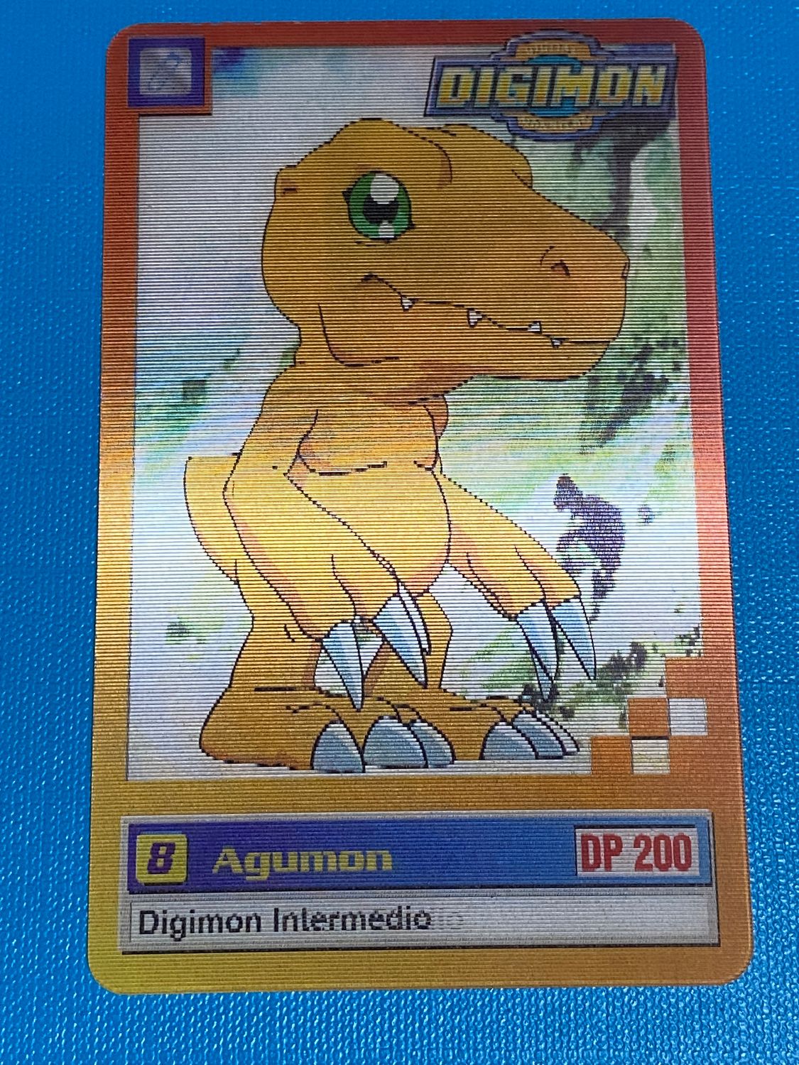 Card Digimon Upper Deck  - 3D Lenticolare Augumon/Koromon -italia   NUOVA