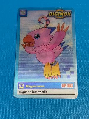 Card Digimon Upper Deck  - 3D Lenticolare Yokomon/Bijomon -italia   NUOVA