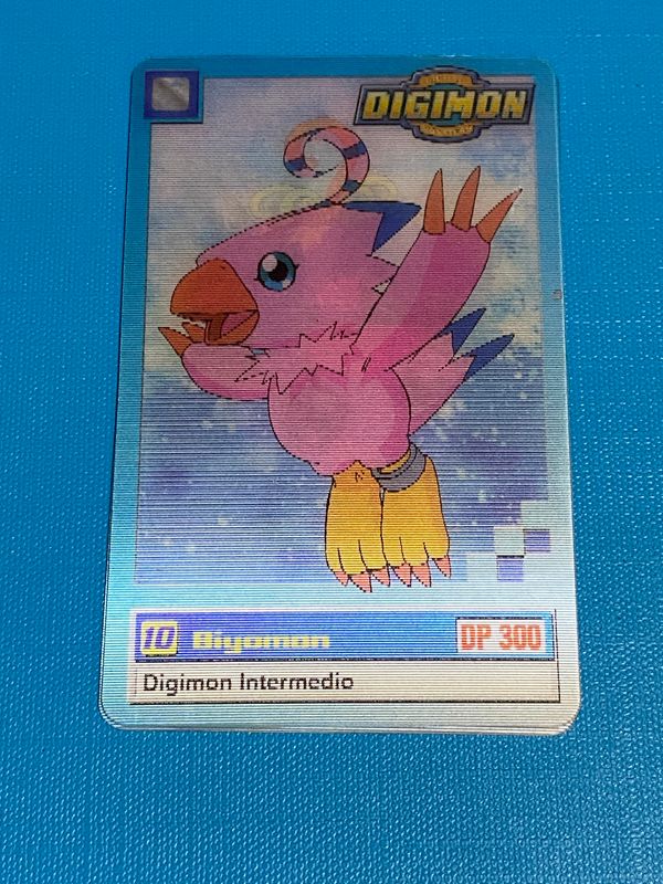 Card Digimon Upper Deck  - 3D Lenticolare Yokomon/Bijomon -italia   NUOVA