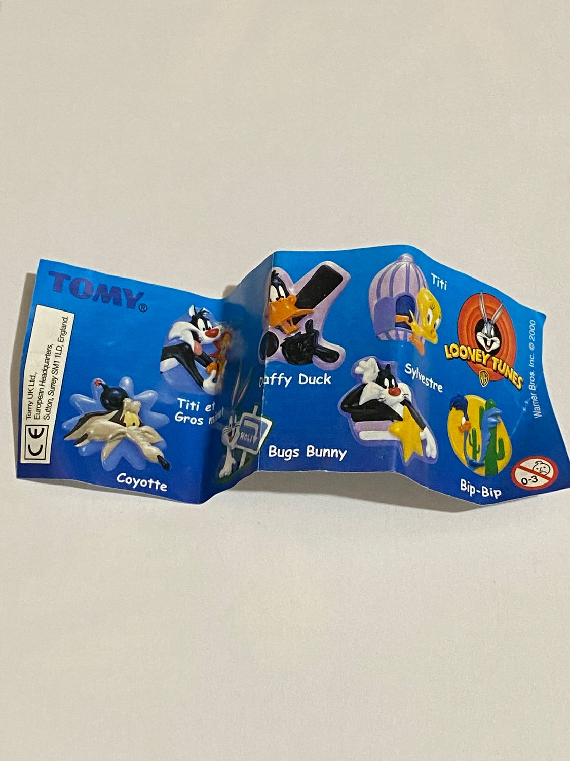 TOMY Cartina Magneti Looney Tunes Vintage Gashapon