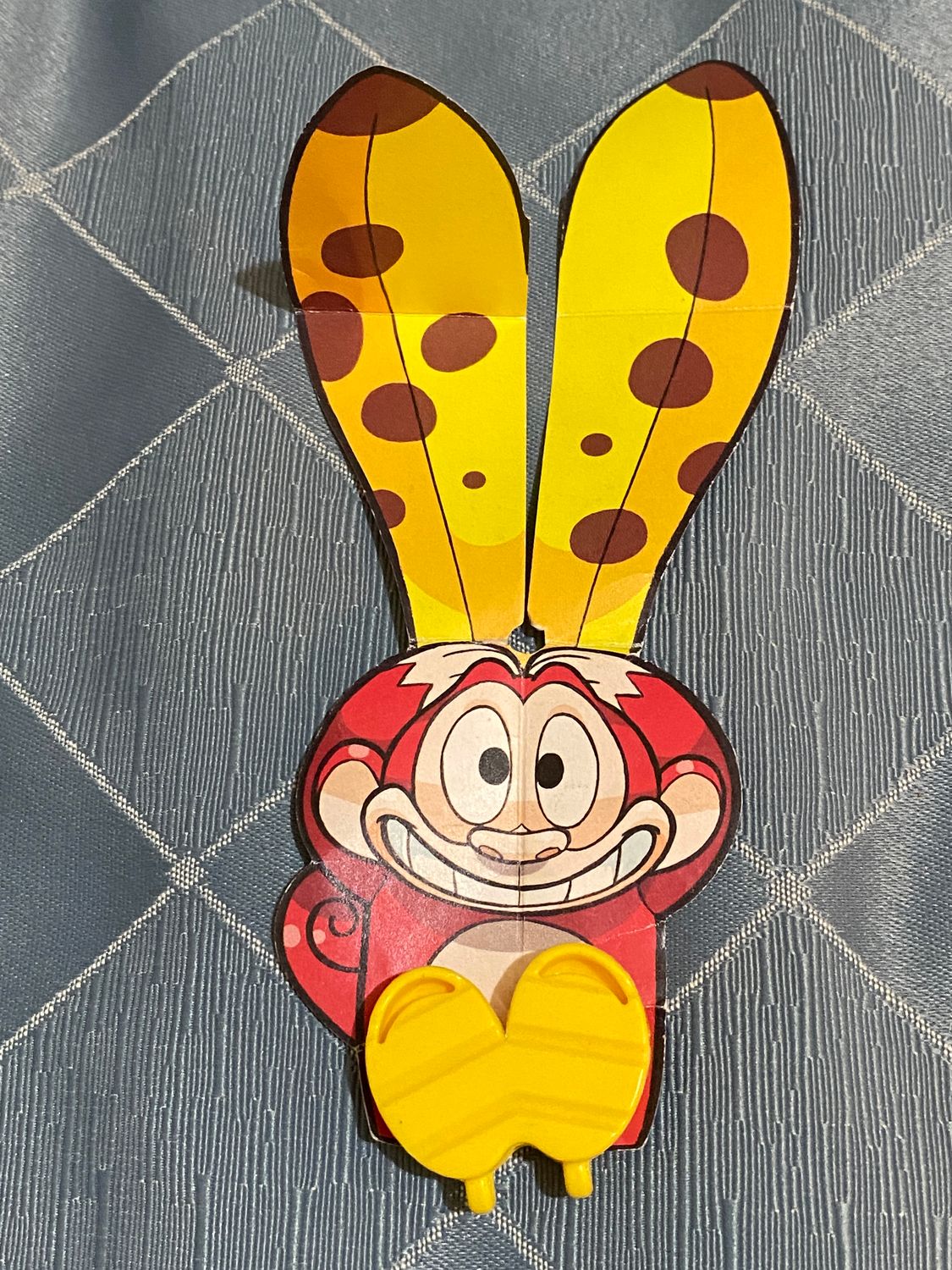 Kinder sorpresa UN249- Go Move - Coniglio giallo-rosso no BPZ