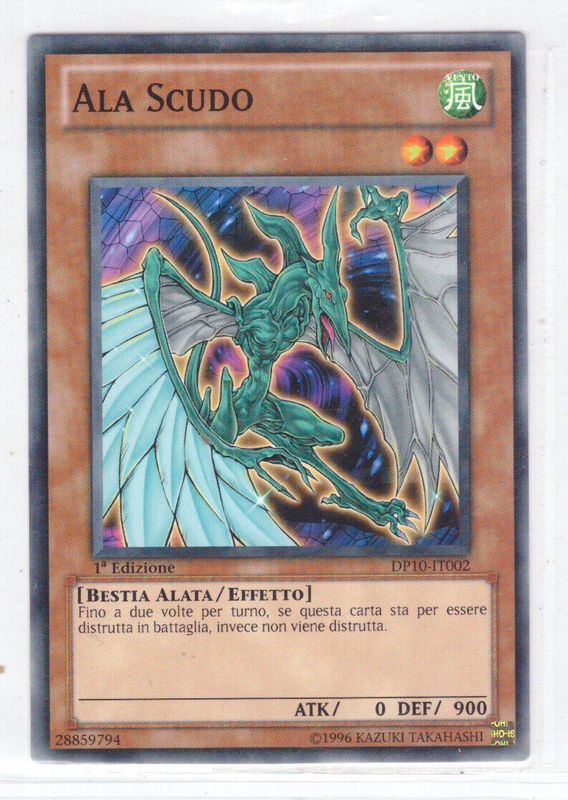 Carta YUGIOH-Ala Scudo-DP10-IT002-ITA-Good-Common 1.Ed