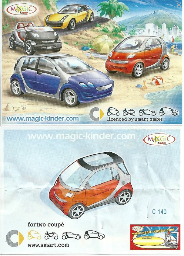 kinder Cartina C-140  - Serie Smart Smart for-two