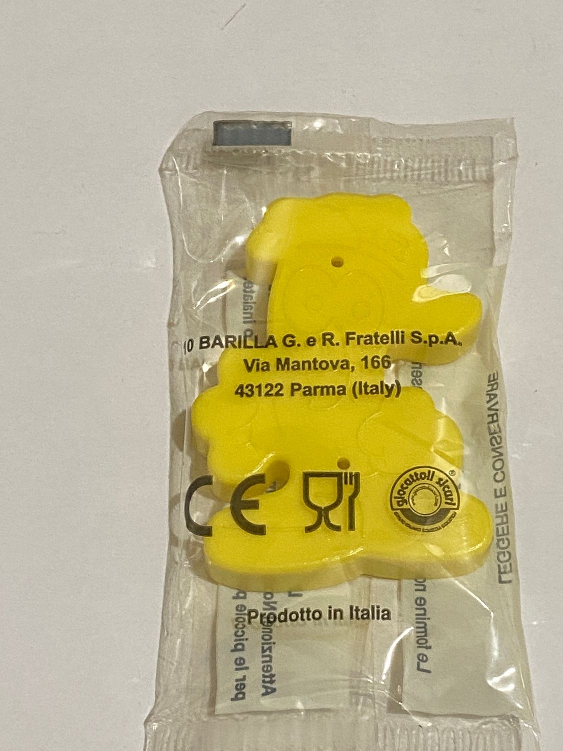 Sorpresina  Mulino Bianco Formine Crea-Bontà - personaggio Ciao Giallo