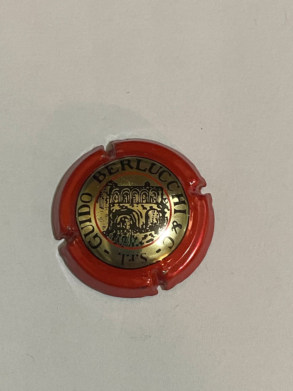 Caspula spumante - Berlucchi  Guido SRL Rosso-oro-nero -italia   Usata