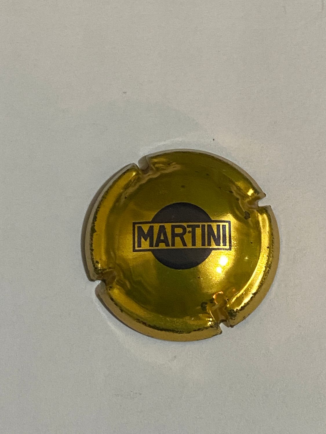 Caspula spumante - Martini Spumanti Oro e scritta Blu -italia    Usata