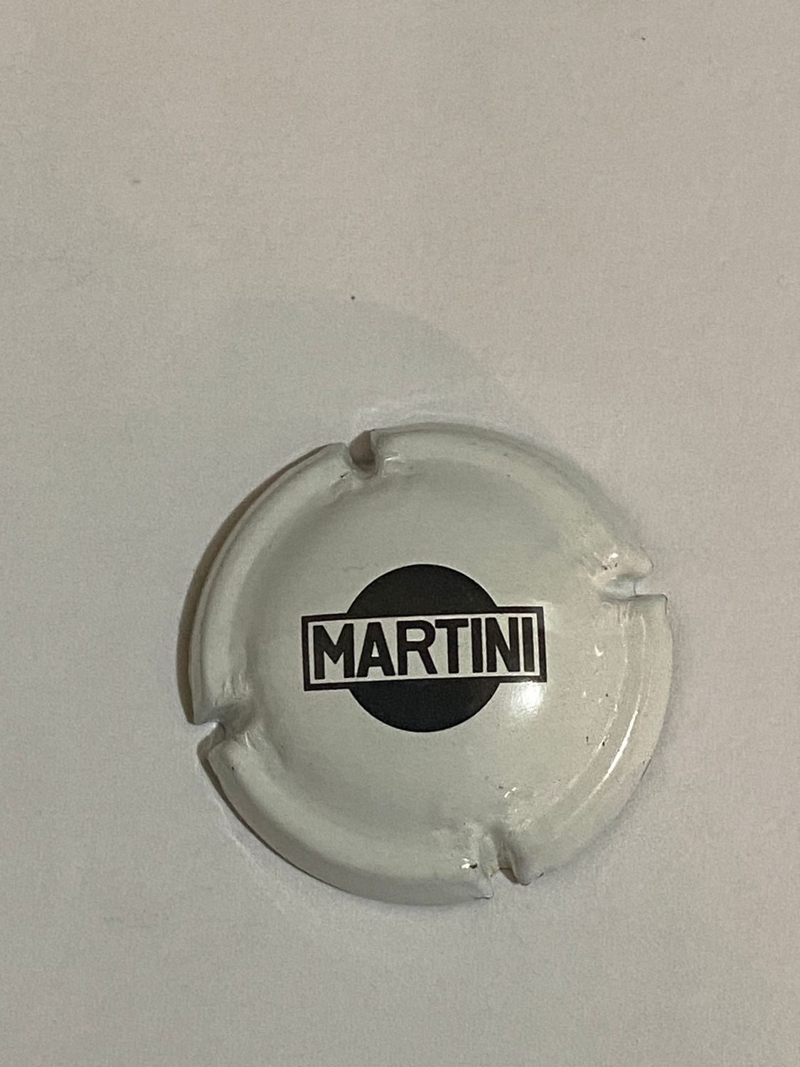 Caspula spumante - Martini Spumanti Bianco e scrita Nera -italia    Usata