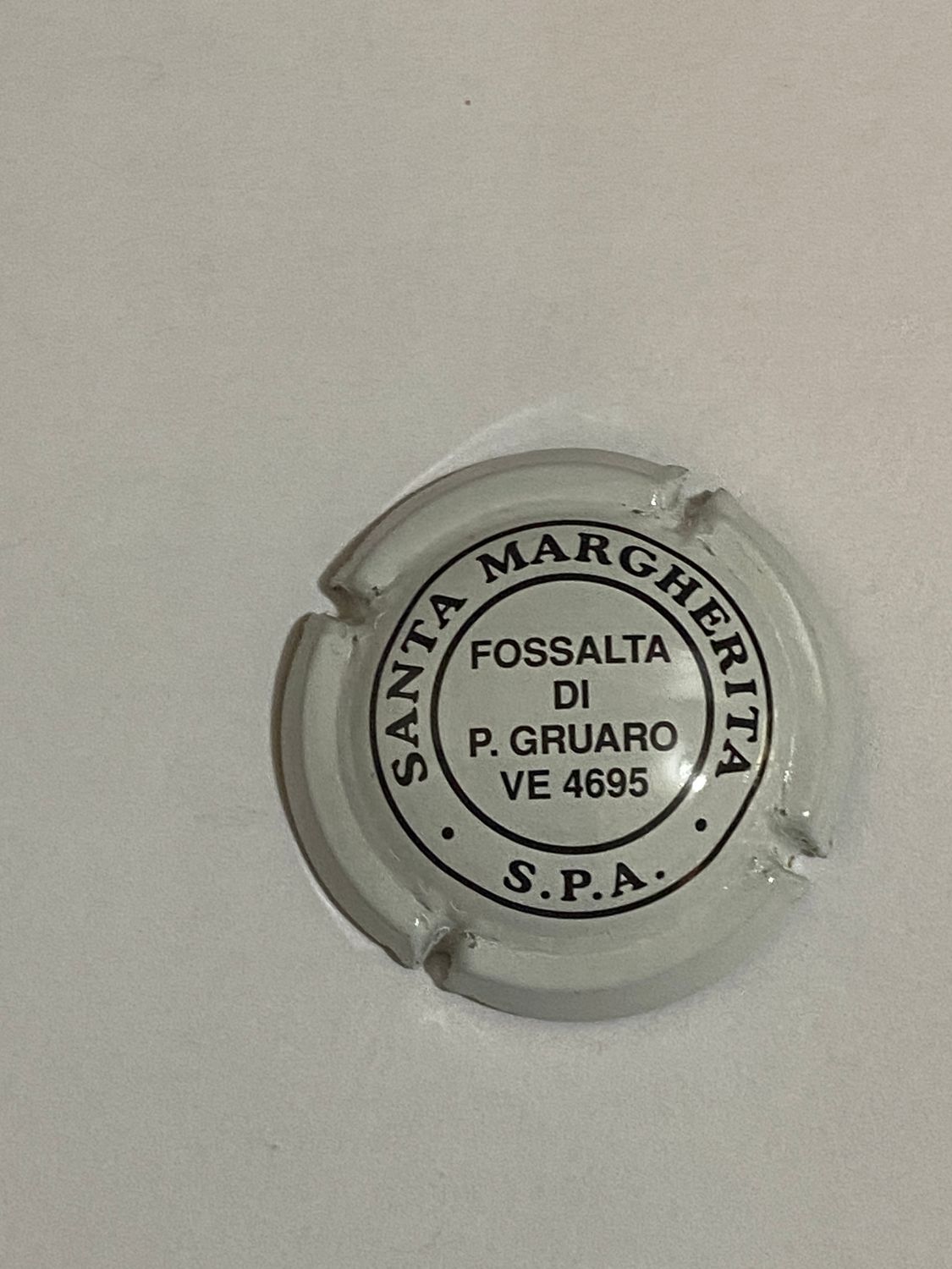 Caspula spumante - Santa Margherita SPA Fossalto  -italia   SW-IT-00165 Usata