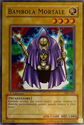 Carta YUGIOH-Bambola Mortale-MIP-I005-ITA-Good-Common 1.Ed