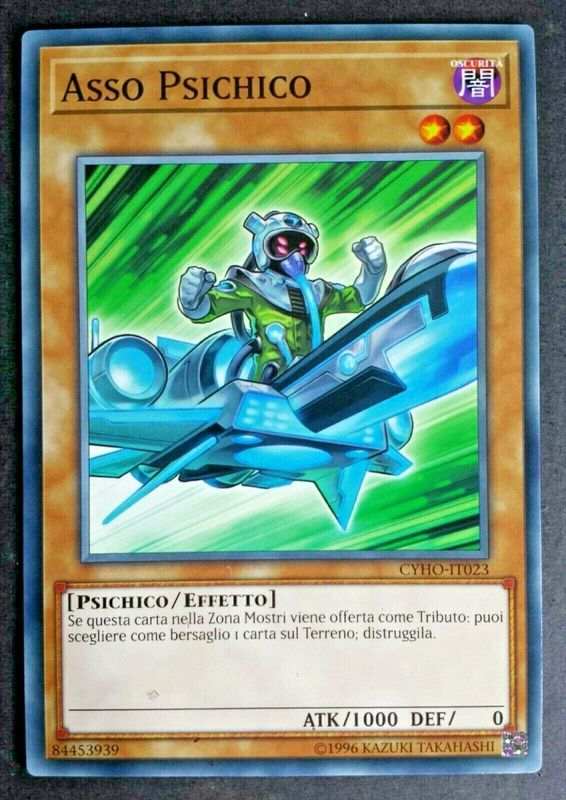 Carta YUGIOH-Asso Psichico-CYHO-IT023-ITA-NM-Common 1.Ed