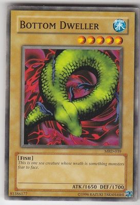 Carta YUGIOH-Bottom Dweller-MRD-039-EN-Good-Common