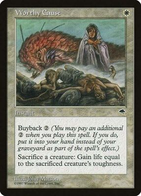 Carta MTG-Degna Causa-Tempesta-ITA-Good-Uncommon Carta MTG-Degna Causa-Tempesta-ITA-Good-Uncommon