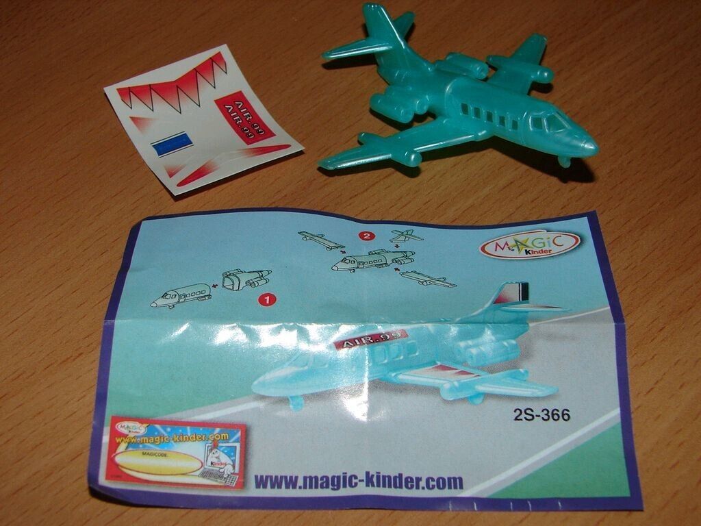 kinder sorpresa 2S-366 - Magic lesson aereo verde + BPZ