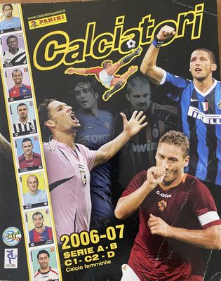 Album calciatori Panini 2006-2007 vuoto con figurine in allegato
